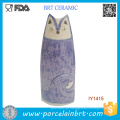 Vaso de porcelana adorável gato fantástico